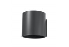 Бра Sollux Ligthing Orbis 1, 12cm, круглий, 1xG9 LED 4,5W, antracyt
