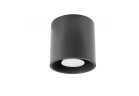 Plafon Sollux Ligthing Orbis 1, 10cm, круглий, 1xGU10 40W, antracyt