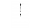 Lampa навісна Sollux Ligthing Diego 1, 9cm, 1xE27 60W, чорний