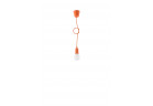 Lampa навісна Sollux Ligthing Diego 1, 9cm, 1xE27 60W, pomarańczowy