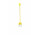 Lampa навісна Sollux Ligthing Diego 3, 16cm, 3xE27 60W, жовтий