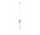 Lampa навісна Sollux Ligthing Borgio 1, 8cm, GU10 1x40W, білий/beton