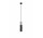 Lampa навісна Sollux Ligthing Borgio 1, 8cm, GU10 1x40W, чорний/beton