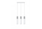 Lampa навісна Sollux Ligthing Borgio 3, 6x40cm, GU10 3x40W, білий/beton