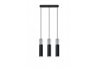 Lampa навісна Sollux Ligthing Borgio 3, 6x40cm, GU10 3x40W, чорний/beton