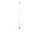 Lampa навісна Sollux Ligthing Gate, 35cm, E27 1x60W, білий