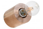 Бра Sollux Ligthing Salgado, 10cm, круглий, E27 1x60W, naturalne дерево
