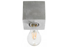 Plafon Sollux Ligthing Abel, 10cm, квадратний, beton, E27 1x60W, сірий