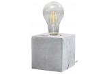 Бра Sollux Ligthing Abel, 10cm, квадратний, beton, E27 1x60W, сірий