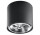 Plafon Sollux Ligthing Tiube, 12cm, круглий, GU10 1x40W, чорний