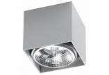 Plafon Sollux Ligthing Blake, 12cm, квадратний, GU10 1x40W, білий