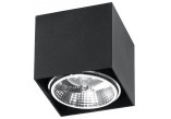 Plafon Sollux Ligthing Blake, 12cm, квадратний, GU10 1x40W, сірий