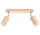 Plafon Sollux Ligthing Berge 2, 36x6cm, GU10 2x40W, naturalne дерево/хром