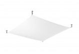 Plafon Sollux Ligthing Luna, 80x105cm, G13 2x18 W, білий/хром