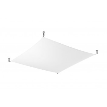 Plafon Sollux Ligthing Luna, 80x105cm, G13 2x18 W, білий/хром