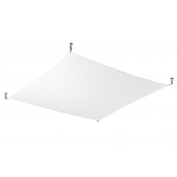 Plafon Sollux Ligthing Luna 3, 130x105cm, G13 6x18 W, білий/хром