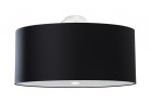 Plafon Sollux Ligthing Otto 60, круглий, 60x60cm, E27 5x60W, чорний/білий