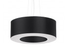 Żyrandol Sollux Ligthing Saturno 50, круглий, 50x50cm, E27 5x60W, чорний/білий