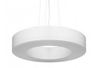 Żyrandol Sollux Ligthing Saturno 50 Slim, круглий, 50x50cm, E27 5x60W, білий