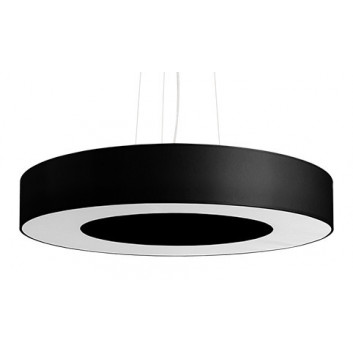 Żyrandol Sollux Ligthing Saturno 50 Slim, круглий, 50x50cm, E27 5x60W, білий