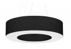 Żyrandol Sollux Ligthing Saturno 70, круглий, 70x70cm, E27 6x60W, чорний/білий