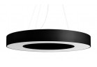 Żyrandol Sollux Ligthing Saturno 70 Slim, круглий, 70x70cm, E27 6x60W, чорний/білий