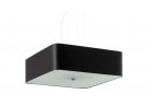 Żyrandol Sollux Ligthing Lokko 1, квадратний, 45x45cm, E27 5x60W, чорний/білий