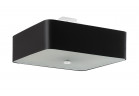 Plafon Sollux Ligthing Lokko 1, квадратний, 45x45cm, E27 5x60W, чорний/білий