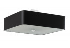 Plafon Sollux Ligthing Lokko 2, квадратний, 55x55cm, E27 5x60W, чорний/білий