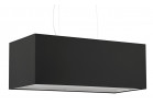 Żyrandol Sollux Ligthing Santa Bis 80, 80x25cm, E27 3x60W, чорний/білий