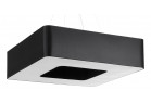 Żyrandol Sollux Ligthing Urano 80, квадратний, 80x80cm, E27 8x60W, чорний/білий