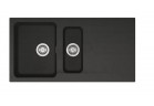 Zlewozmywak Franke Orion OID 651 z Tectonite для панелей, półtorakomorowy, onyx, komora з лівої сторони