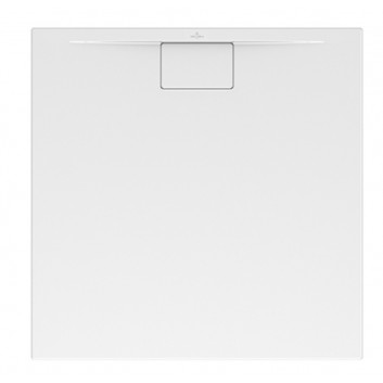 Піддон квадратний Villeroy & Boch Architectura MetalRim 100x100x1,5 cm z akrylu, білий Weiss Alpin - sanitbuy.pl