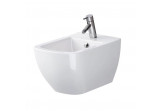 Bidet підвісний Cersanit Virgo, 56.5x36cm, z переливом, білий