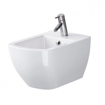 Bidet підвісний Cersanit City Square, 51x36,5cm, z переливом, білий