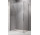 Фронт кабіни Radaway Furo KDJ 110, лівий варіант, з стінкою, 110x200cm, двері розсувні, скло прозоре, profil хром