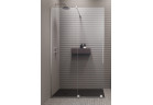 Двері розсувні walk-in Radaway Furo, ліве, з стінкою, 160x200cm, скло прозоре, profil хром