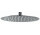 Верхній душ Vema Tiber Steel, ultraslim, 30cm, кругла, нержавіюча сталь inox
