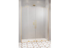 Розсувні двері для ніши Radaway Furo Gold DWD 150, ze ściankami, 150x200cm, скло прозоре, profil золотий
