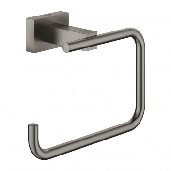 Тримач паперу Grohe Cube, настінний, без кришки, brushed hard graphite