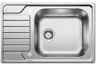 Zlewozmywak Blanco Dinas XL 6 S 780x500 mm odwracalny, з автоматичноб пробкою - хромована сталь