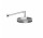 Верхній душ Gessi Anello, кругла, 218mm, regulowana, з тримачем ściennym 343mm, хром