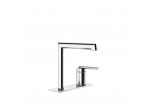 Змішувач для умивальника Gessi Ingranaggio, підлогова, висота 326mm, кран 174mm, без пробки, хром