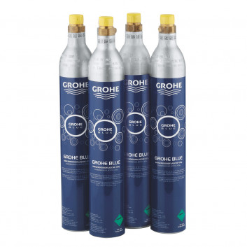 Комплект startowy Grohe Blue, 4 butle CO2, 425g