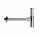 Сифон раковинний Gessi, 1 1/4", круглий, Black Metal Brushed PVD