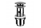 Клапан click-clack Gessi, раковинний, z переливом, Black Metal Brushed PVD