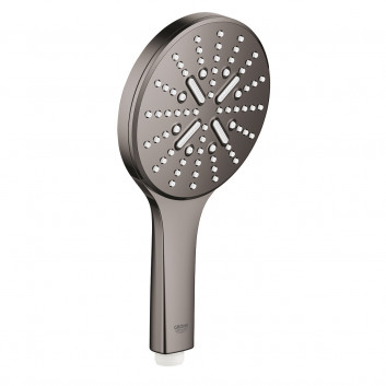 Душова трубка Grohe Rainshower Smartactive 130, трипозиційна - brushed nickel