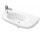 Навісний умивальник Villeroy&Boch O.novo, 50x25cm, без переливу, без отвору для змішувача, CeramicPlus, Weiss Alpin, 