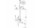 Душовий комплект Tres Study-Exclusive, прихований, зі змішувачем Rapid-Box i зливом, 2 виходи wody, чорний мат.
