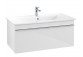 Шафка підраковинна Villeroy&Boch Venticello. 753x590x502mm, ручки хром, glossy white